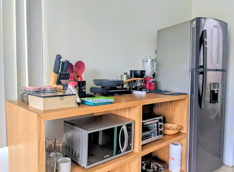 Studio -Trees At Mikasa- Near Beach, Pool, Fast Wifi, Ac & King Bed Пуерто-Ескондідо Екстер'єр фото
